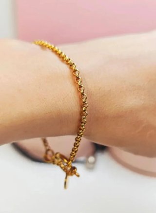 Pulsera Tous acero inoxidable dorado