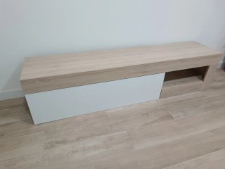 Mueble TV Nórdico Bajo Madera