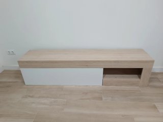 Mueble TV Nórdico Bajo Madera