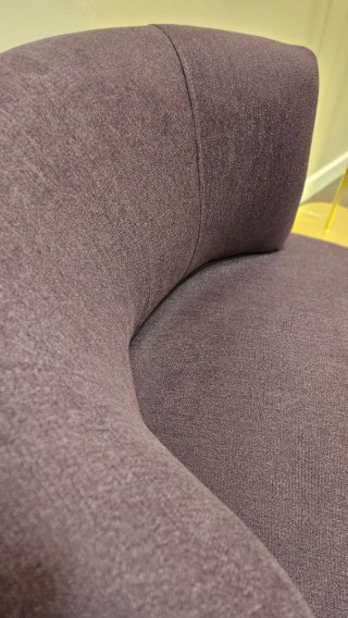 2 Sillones circulares FIAKA modelo LOTUS purpura