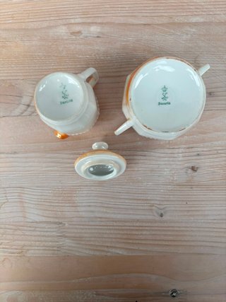 Set Zuccheriera e Lattiera Vintage Bavaria