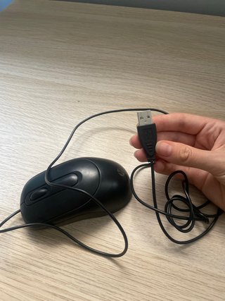 Ratón HP USB Negro
