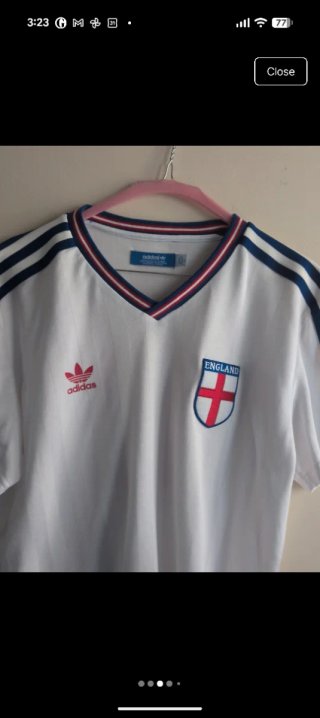 Vintage Adidas Originals Trefoil England size L