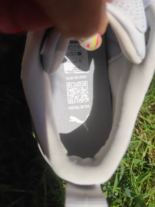 Zapatillas Puma cilia plataforma grises y blancas