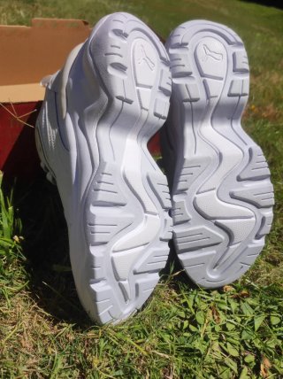 Zapatillas Puma cilia plataforma grises y blancas
