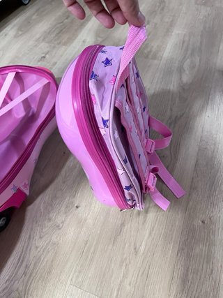Juego de maleta y mochila niña