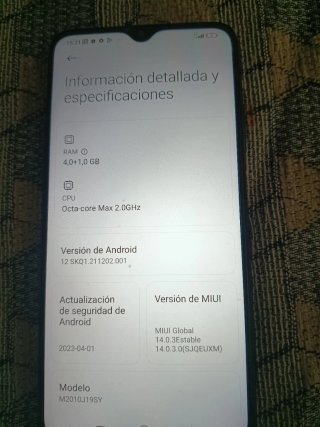 Móvil Xiaomi Redmi 9 T Negro