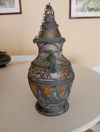 Jarrón Antiguo Marroquí Fez