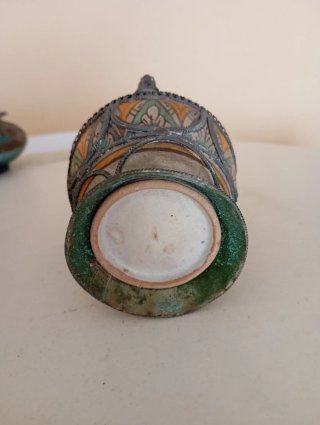 Jarrón Antiguo Marroquí Fez