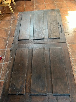 Puerta de castaño tipo holandés 1,04x2,03m