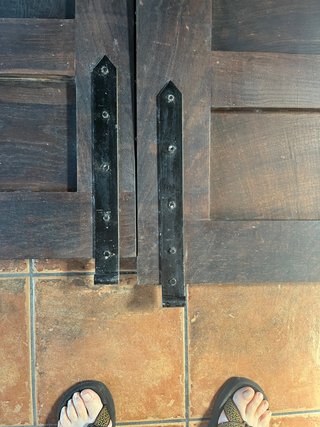 Puerta de castaño tipo holandés 1,04x2,03m