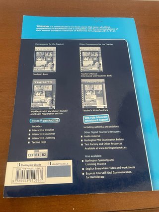 Libro Trends Workbook. Bachillerato 1