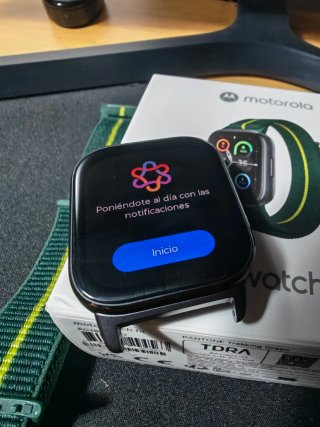 Motorola Watch Fit Correa Verde/Amarillo