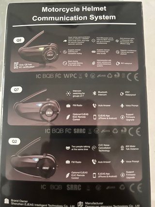 Intercomunicador de casco de moto