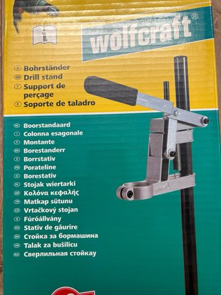 Pie de taladro Wolfcraft NUEVO