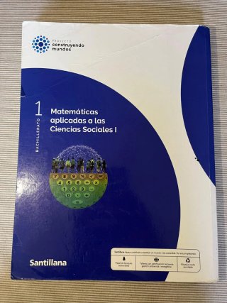 Matemáticas aplicadas a las Ciencias Sociales I...