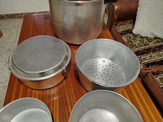 Lote Utensilios Cocina Vintage de aluminio