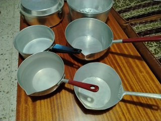 Lote Utensilios Cocina Vintage de aluminio