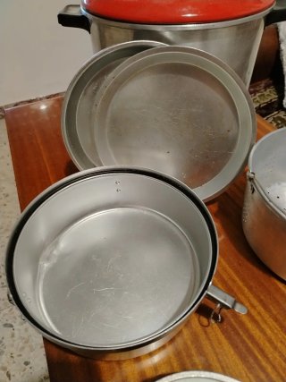 Lote Utensilios Cocina Vintage de aluminio