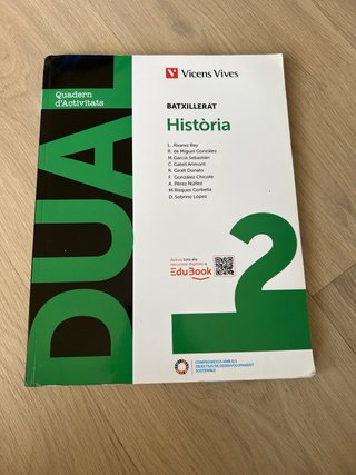 Història, 2 Batxillerat, Dual Quadern d'activitats