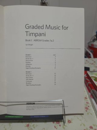 Musica graduata per Timpani. Libro I