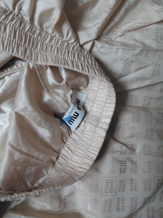 Pantaloncini in nylon miu miu