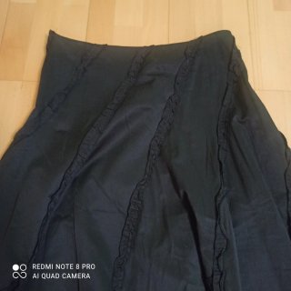 Falda larga Torero negra