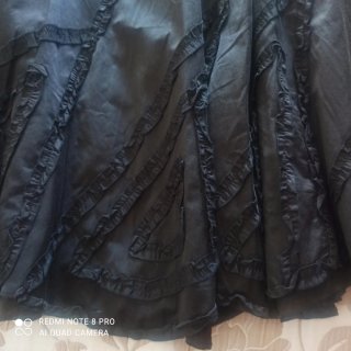 Falda larga Torero negra