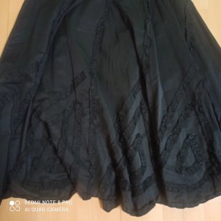 Falda larga Torero negra