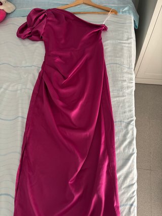 Vestido rosa elegante fiesta