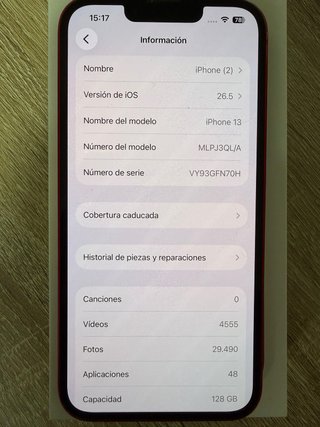 iPhone 13 128GB (PRODUCT)RED - Libre