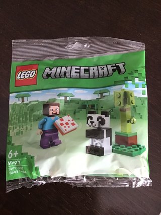Lego Minecraft 30672 Steve and Baby Panda