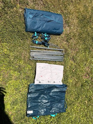 Toldo TARP L Decathlon para camping multiposicion