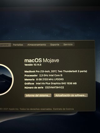Macbook Pro 13 pulgadas