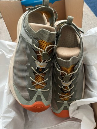Hoka Sandalias Talla 43.5 Verde/Naranja