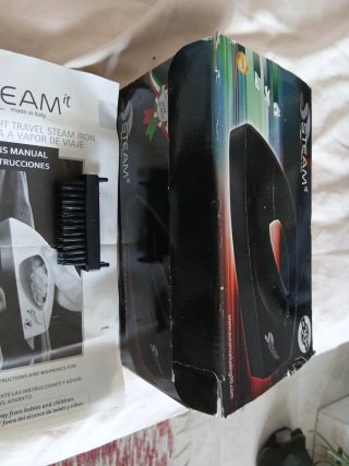 Plancha de vapor ligera Steam it - Made in Italy