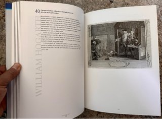 Libro de arte grabados  William Hogarth