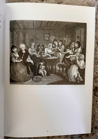 Libro de arte grabados  William Hogarth