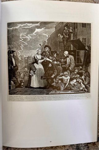 Libro de arte grabados  William Hogarth