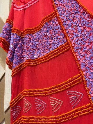 Vestido Antik Batik Bordado Talla M