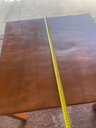 Mesa de centro madera rústica exterior
