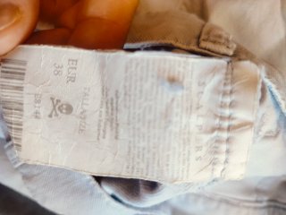 Pantalón scalpers mujer 38 ( pequeña)