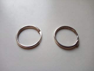 PENDIENTES PLATA DE LEY - AROS 1,7 CM - NUEVOS