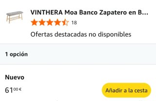 Moa Banco Zapatero en Bambú, 90x30x45 cm