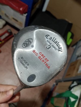3 palos de golf Callaway Big Bertha