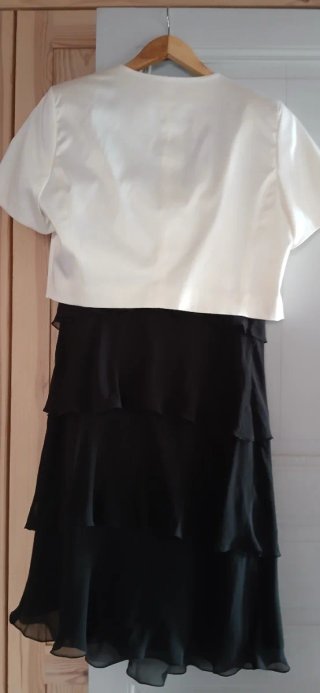 Vestido de gasa negro