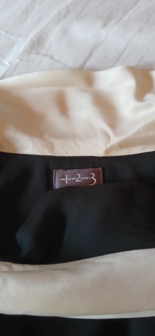 Vestido de gasa negro
