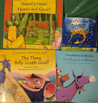 4 cuentos en inglés  Giraffes can't dance  Hansel
