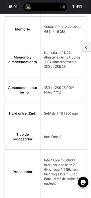 *SOLO HOY*Ordenador HP Pavilion TG01-0011NA