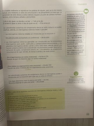 Término, Lengua, Bachillerato